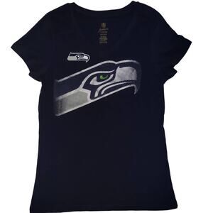 NFL Juniors Seahawks blue shirt size L